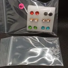 【42】樹脂ピアス セット レディース ガールズ アクセサリー 価格交渉OK