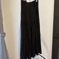 ブラック　フレア　スカート ロング　nairo S