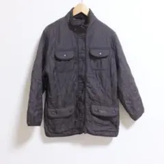 Barbour バブアー 黒 キルティング ジャケット コート □ T265 - メルカリ