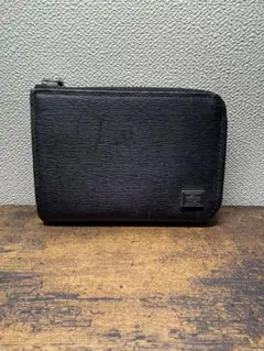 PORTER ポーター カレント L字ファスナー コインケース ブラック