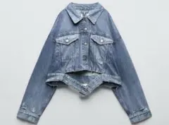 ZARA デニムジャケット ショート丈