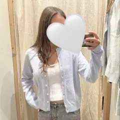 BRANDY MELVILLE Baby Blue Cardigan