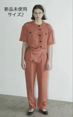 CLANE HALF SLEEVE KNIT TOPS & PANTS SET