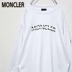 人気 即完売 モデル モンクレール センター 刺繍ロゴ プルオーバー スウェット