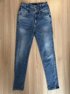 JEANASIS ハイウエストスキニーデニム