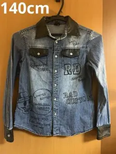RAD CUSTOM デニムシャツ 140cm