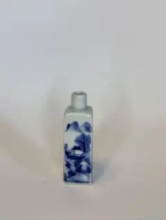 青花 小瓶 鼻煙壺 青花瓷鼻烟壶