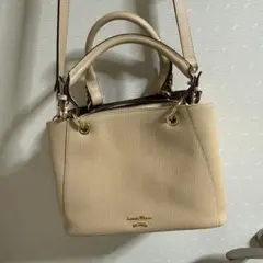 ＊美品＊サマンサタバサ バッグ ベージュ ファーチャーム付