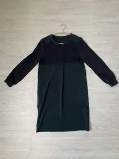 URBAN RESEARCH ROSSO ワンピース ダークグリーン×ブラック