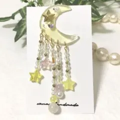 ✩.*№036 月の雫① レジン ヘアゴム ブローチ ハロウィン - メルカリ