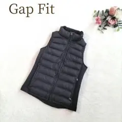 【ギャップ フィット】 レディースブラック 中綿 ベスト XXS 小さいサイズ