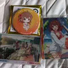 学園アイドルマスター 学マス 缶バッジ 花海佑芽 スイパラ スイーツパラダイス