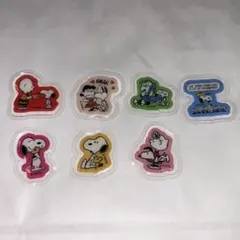 スヌーピー　PEANUTSフレークステッカー７枚セット　おすそ分けシール