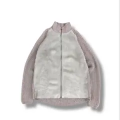 00s OLD UNIQLO スエード　ドライバーズニット　Y2K アーカイブ