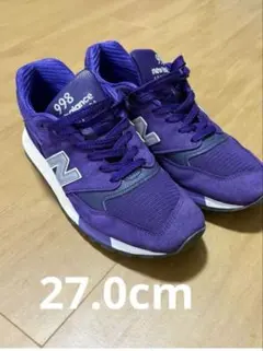 New Balance U998TE ニューバランス 998 パープル 27cm