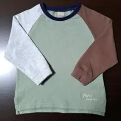 petit main 長袖 カットソー ラグランスリーブ 100cm