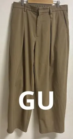 本日お値下げ終了します‼️GU バレルレッグスラックス