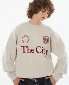 【WISH FOR EVER】 The City ヘビーウェイトスウェット L