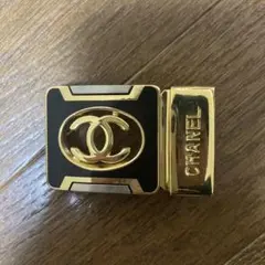CHANEL ベルトバックル ゴールド ブラック