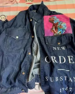 RAF SIMONS18SS New Order Denim Jacket