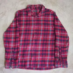 か*と様 エディーバウアー　チェックネルシャツ　赤　アメカジ