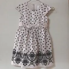 組曲 ワンピース 110㎝ ～ 120㎝ ベージュ フォーマル 入学式 発表会