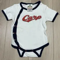 広島カープ　ロンパース 60サイズ　白のサムネイル