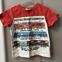 NAUGHTY COMPANY キッズ 鉄道プリント Tシャツ 100cm