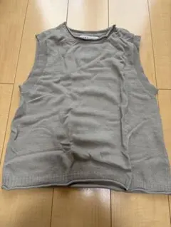 MHL グレージュニットベスト M