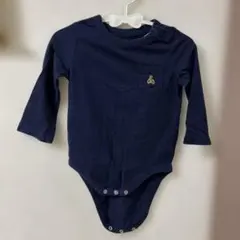 baby gap ネイビー ロンパース 6-12ヶ月（コットンボディースーツ）