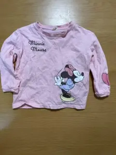 【お下がり】90 ロンT 長袖　Tシャツ リトシー　しまむら　ミッキー　ミニー