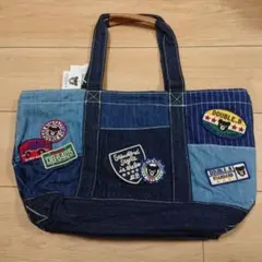 DENIM DUNGAREEミッキーマウストートバッグ 青 - メルカリ
