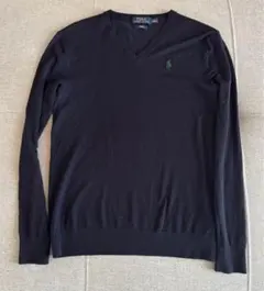 Polo Ralph Lauren ネイビー Vネックニット