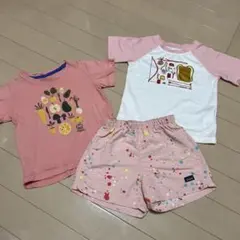 patagonia 水遊びTシャツ 6-12mとショートパンツ12-18mセット