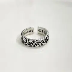 新しい年、新しい指元。 メキシカン シルバー925風 リング フリーサイズ