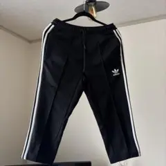 adidas 七分丈 ズボン ジャージ 黒 美品 S