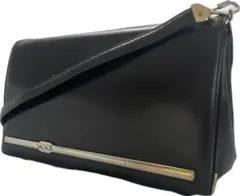 【ヴィンテージ】クリスチャンディオール ショルダーバッグ プレートロゴ 斜め掛け