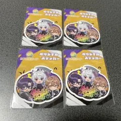 カラフルピーチ ステッカー Colorful Peach どぬく うり もふ