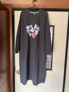 BT21 キャラクター プリント ワンピース　サイズLL