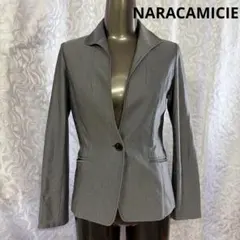 NARACAMICIEグレー シングルボタン ブレザーのサムネイル