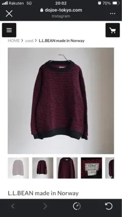 k*i様 L.L.BEAN バーズアイ Lサイズ ノルウェー製