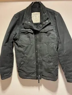AMERICAN EAGLE ブラック ミリタリージャケット