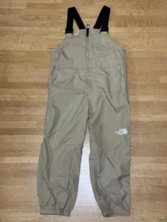 used ノースフェイス　120サイズ　フィールドビブ　ベージュ
