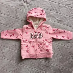 ち*つ様 GAP フード付きトレーナー 12-18ヶ月 ピンク