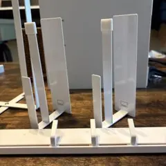 ホワイトプラスチック製多機能オーガナイザー