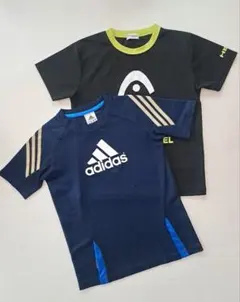 キッズ Tシャツ ネイビー 150 アディダス HEADのサムネイル