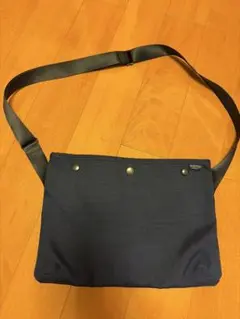 美品)ポーター ミュゼット ショルダーバッグ サコッシュ ネイビー　コーデュラ