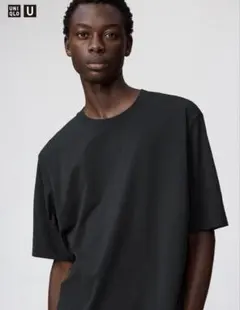 UNIQLO U ドライEXクルーネックTシャツ 09 BLACK XL