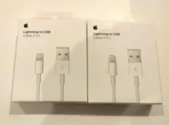 Apple Lightning to USBケーブル 2本セット