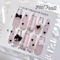 No.10 ネイルチップ 量産型 韓国系 ワンホン フレンチガーリー